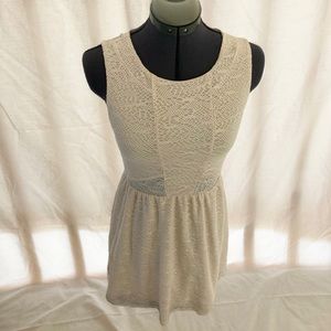 Xhilaration Cream Lace Dress